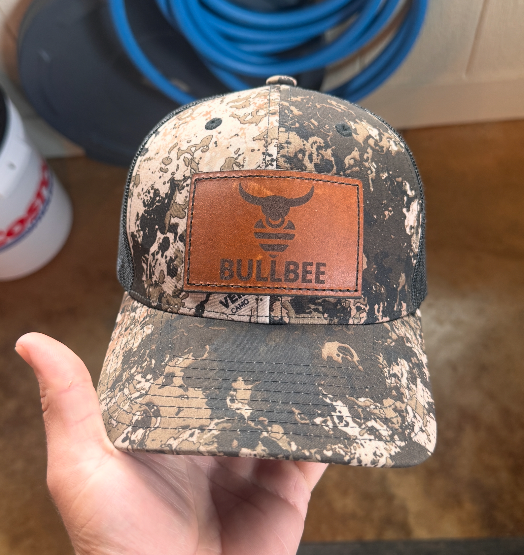 BULLBEE Tallow Leather Patch Hat