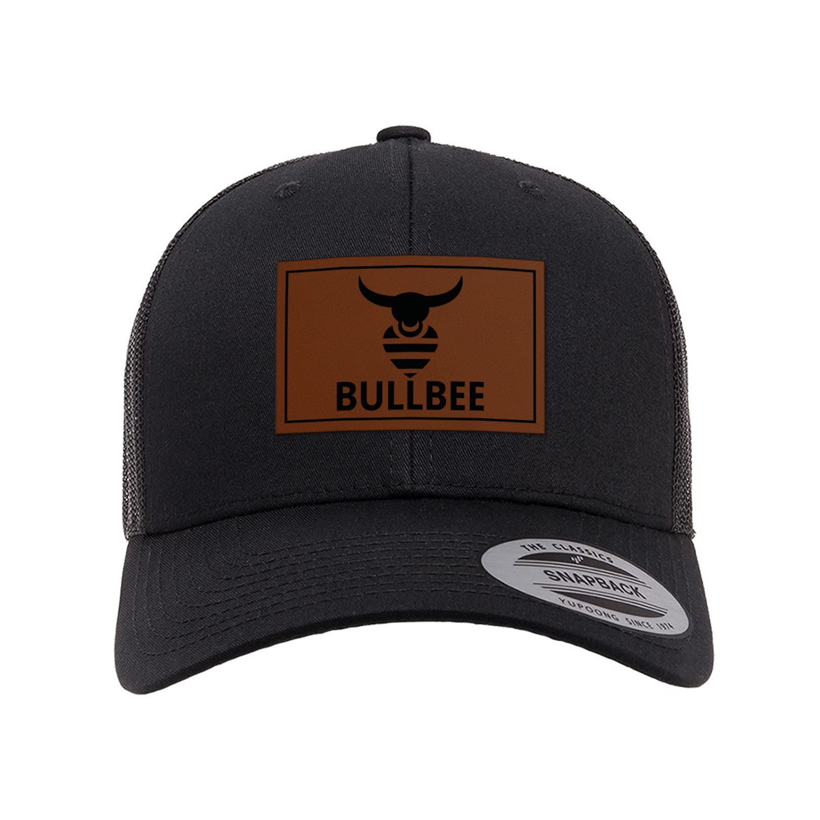 BULLBEE Tallow Leather Patch Hat