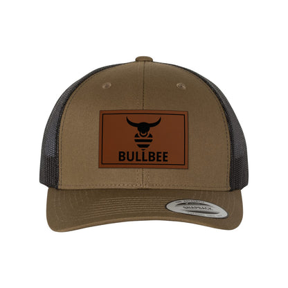 BULLBEE Tallow Leather Patch Hat