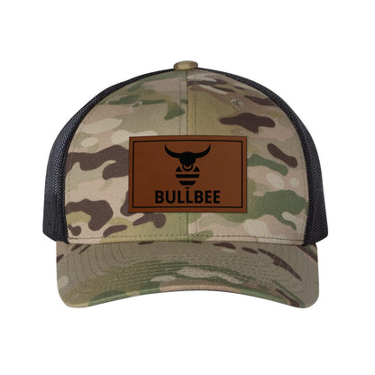 BULLBEE Tallow Leather Patch Hat